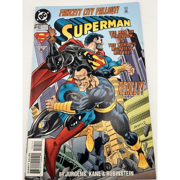 DC Comics Superman #102: Fawcett City Fallout Superheros Single Issue Comic Book - Picture 1 of 5